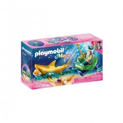PLAYMOBIL ΒΑΣΙΛΙΑΣ ΘΑΛΑΣΣΑΣ ΜΕ ΑΜΑΞΑ ΚΑΡΧΑΡΙΑ 70097