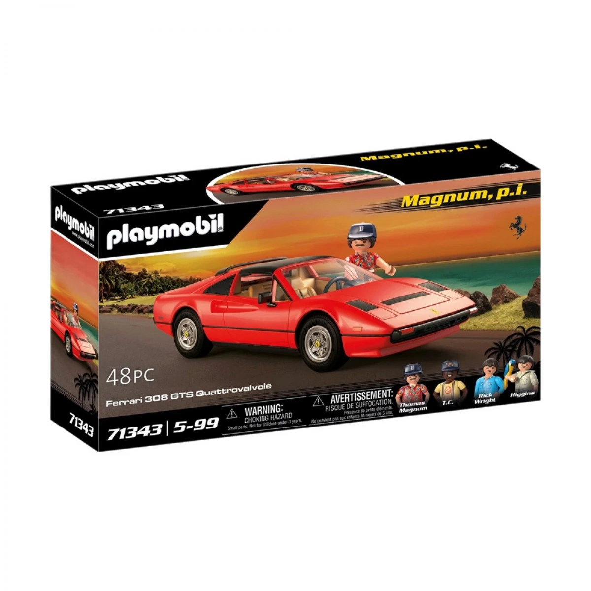 PLAYMOBIL MAGNUM P.I. FERRARI 308GT 71343