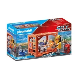 PLAYMOBIL ΚΑΤΑΣΚΕΥΑΣΤΗΣ CONTAINER 70774
