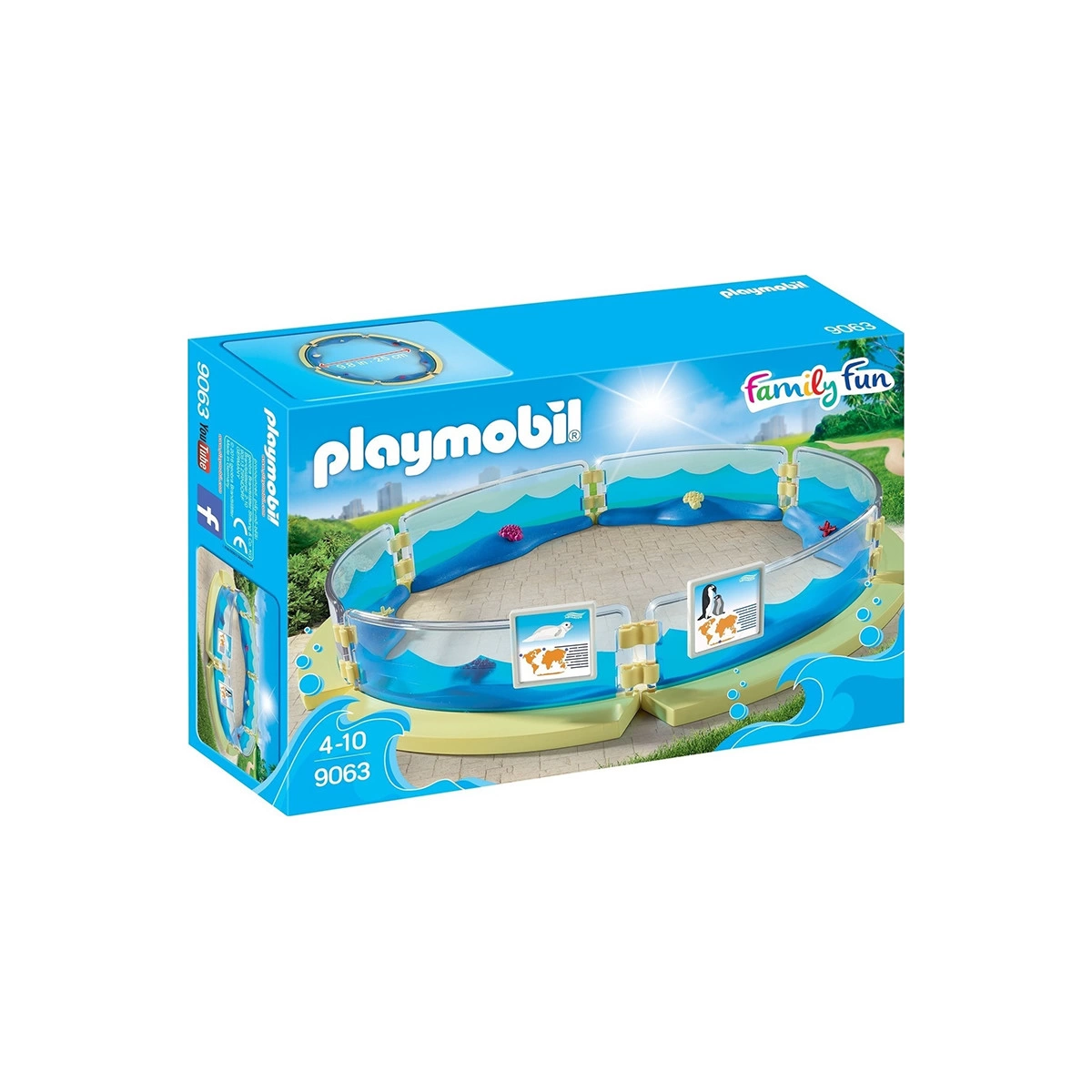 PLAYMOBIL  MARINE ANIMAL ENCLOSURE 9063