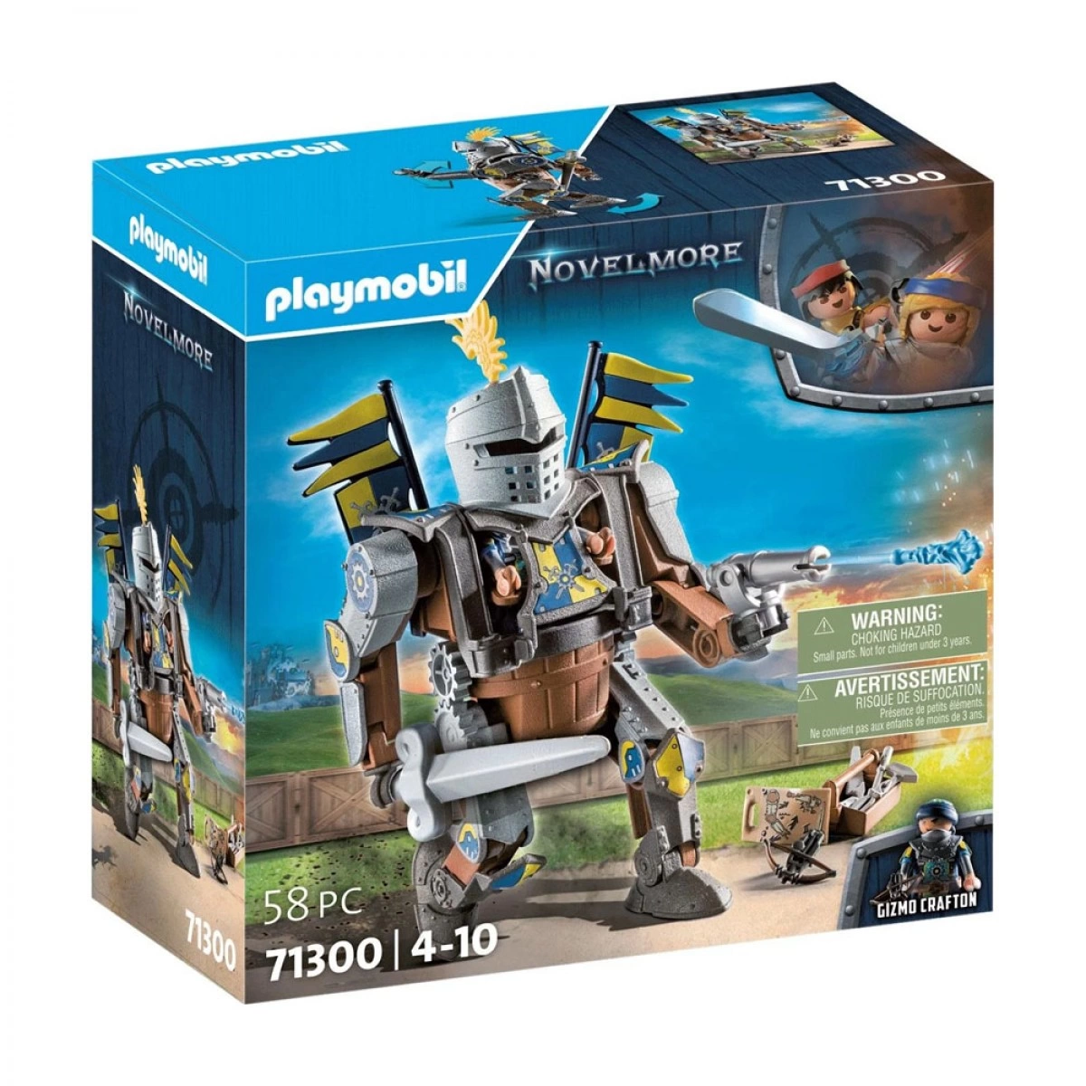 PLAYMOBIL NOVELMORE - ΡΟΜΠΟΤ ΜΑΧΗΣ 71300