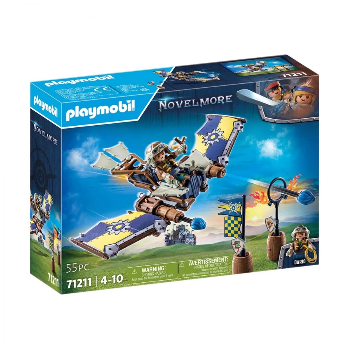 PLAYMOBIL NOVELMORE - ΑΝΕΜΟΠΤΕΡΟ DARIO DA VANCI 71211
