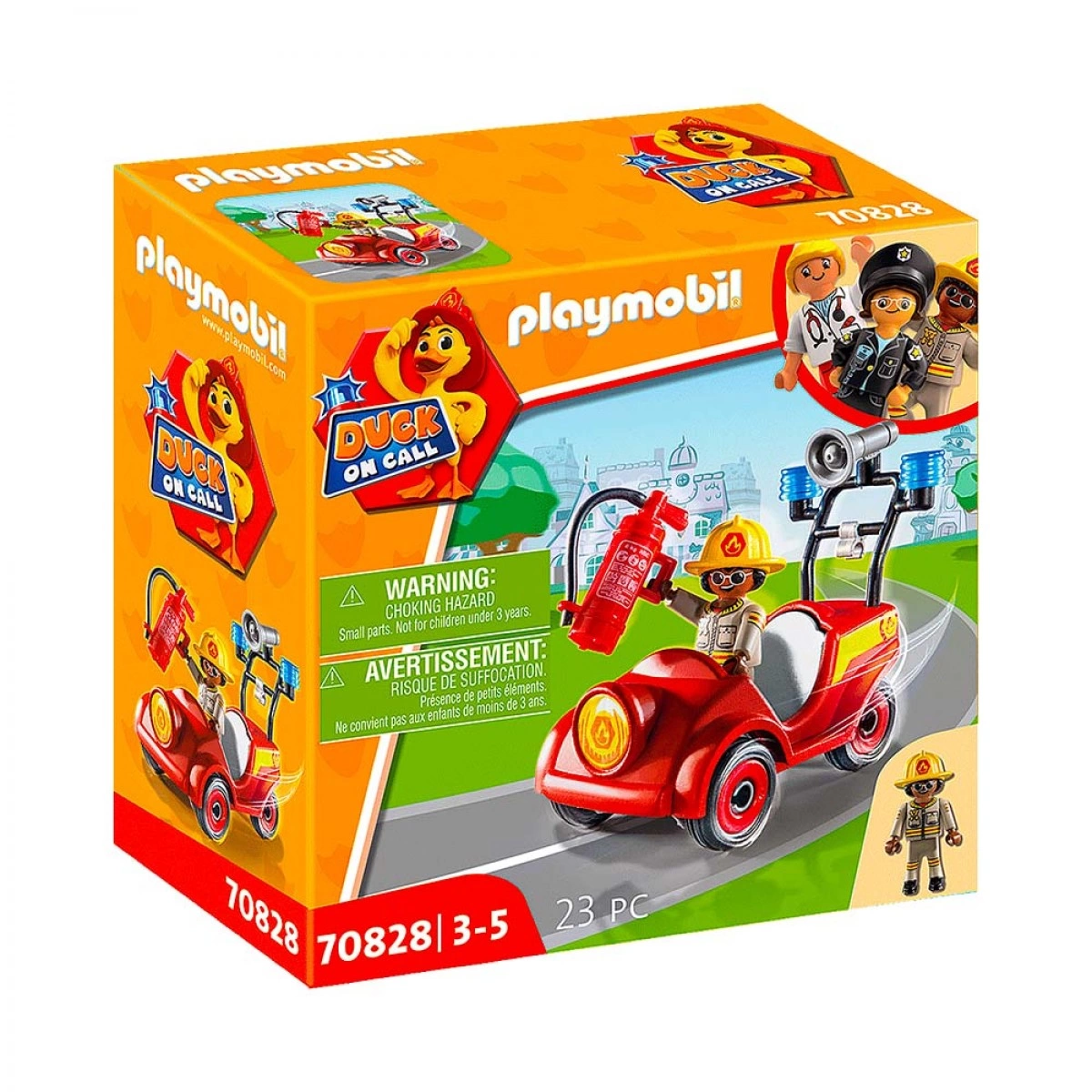 PLAYMOBIL DUCK ON CALL-MINI ΟΧΗΜΑ ΠΥΡΟΣΒΕΣΤΙΚΗΣ 70828