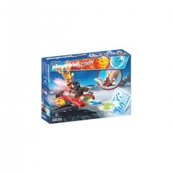 PLAYMOBIL FIREFIGHTER ΜΕ ΕΚΤΟΞΕΥΤΗ ΔΙΣΚΩΝ 6834