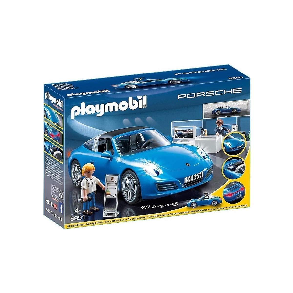 ミニカー Playmobil 911 Targa 4S 5991 Amazon.com: Playmobil Porsche 911 Targa 4S : Toys & Games