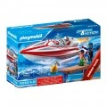 PLAYMOBIL ΑΓΩΝΙΣΤΙΚΟ ΤΑΧΥΠΛΟΟ ΣΚΑΦΟΣ ΜΕ ΜΟΤΕΡ 70744