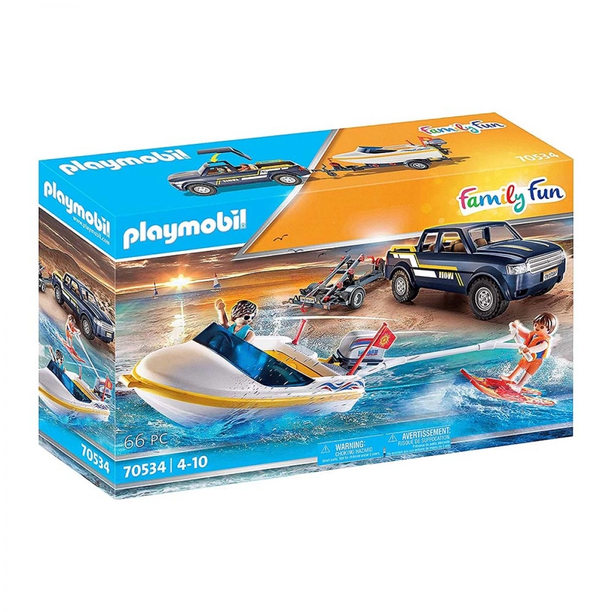 PLAYMOBIL ΦΟΡΤΗΓΑΚΙ ΜΕ ΤΡΕΙΛΕΡ ΚΑΙ ΤΑΧΥΠΛΟΟ 70534
