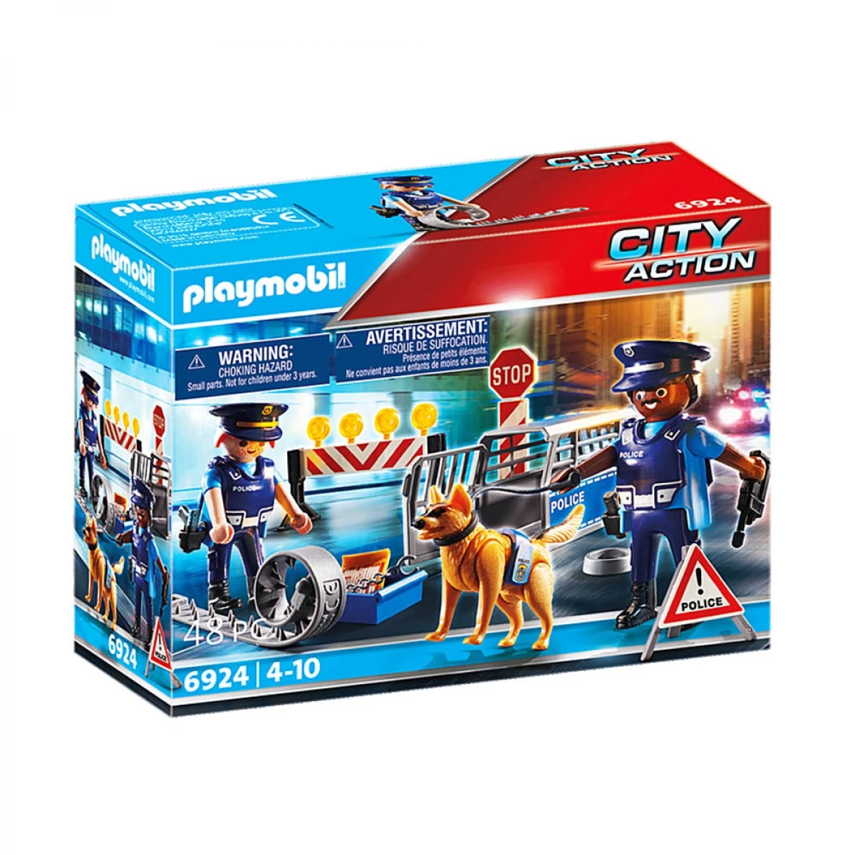 PLAYMOBIL ΟΔΟΦΡΑΓΜΑ ΑΣΤΥΝΟΜΙΑΣ 6924