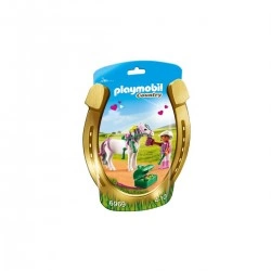 PLAYMOBIL ΠΟΝΥ ΜΕ ΚΑΡΔΟΥΛΕΣ ΚΑΙ ΚΟΡΙΤΣΑΚΙ 6969