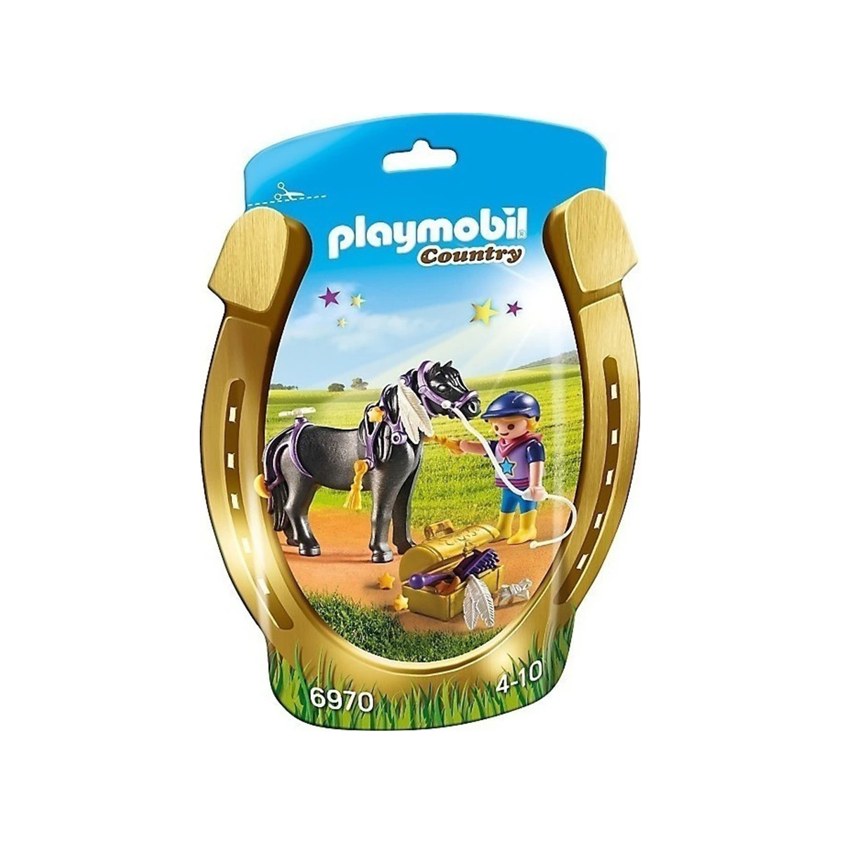 PLAYMOBIL ΠΟΝΥ ΜΕ ΑΣΤΕΡΑΚΙΑ ΚΑΙ ΚΟΡΙΤΣΑΚΙ 6970