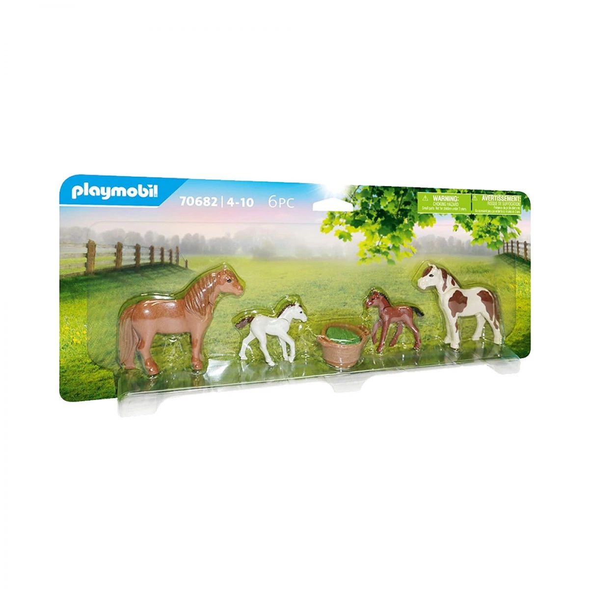 PLAYMOBIL  PONY WITH THEIR LITTLE 70682.
