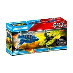 PLAYMOBIL ΚΑΤΑΔΙΩΞΗ DRONE ΑΠΟ ΑΣΤΥΝΟΜΙΚΟ ΤΖΕΤ 70780
