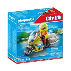 PLAYMOBIL ΔΙΑΣΩΣΤΗΣ ΜΕ ΜΟΤΟΣΥΚΛΕΤΑ 71205