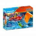 PLAYMOBIL ΕΠΙΧΕΙΡΗΣΗ ΔΙΑΣΩΣΗΣ KITESURFER ΜΕ ΣΚΑΦΟΣ 70144