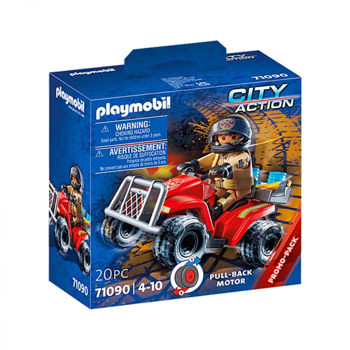 PLAYMOBIL ΠΥΡΟΣΒΕΣΤΗΣ ΜΕ ΓΟΥΡΟΥΝΑ 4X4 71090