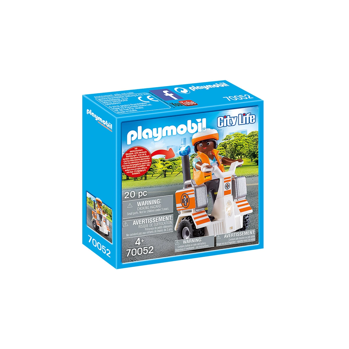 PLAYMOBIL ΔΙΑΣΩΣΤΡΙΑ ΜΕ SELF-BALANCE 70052