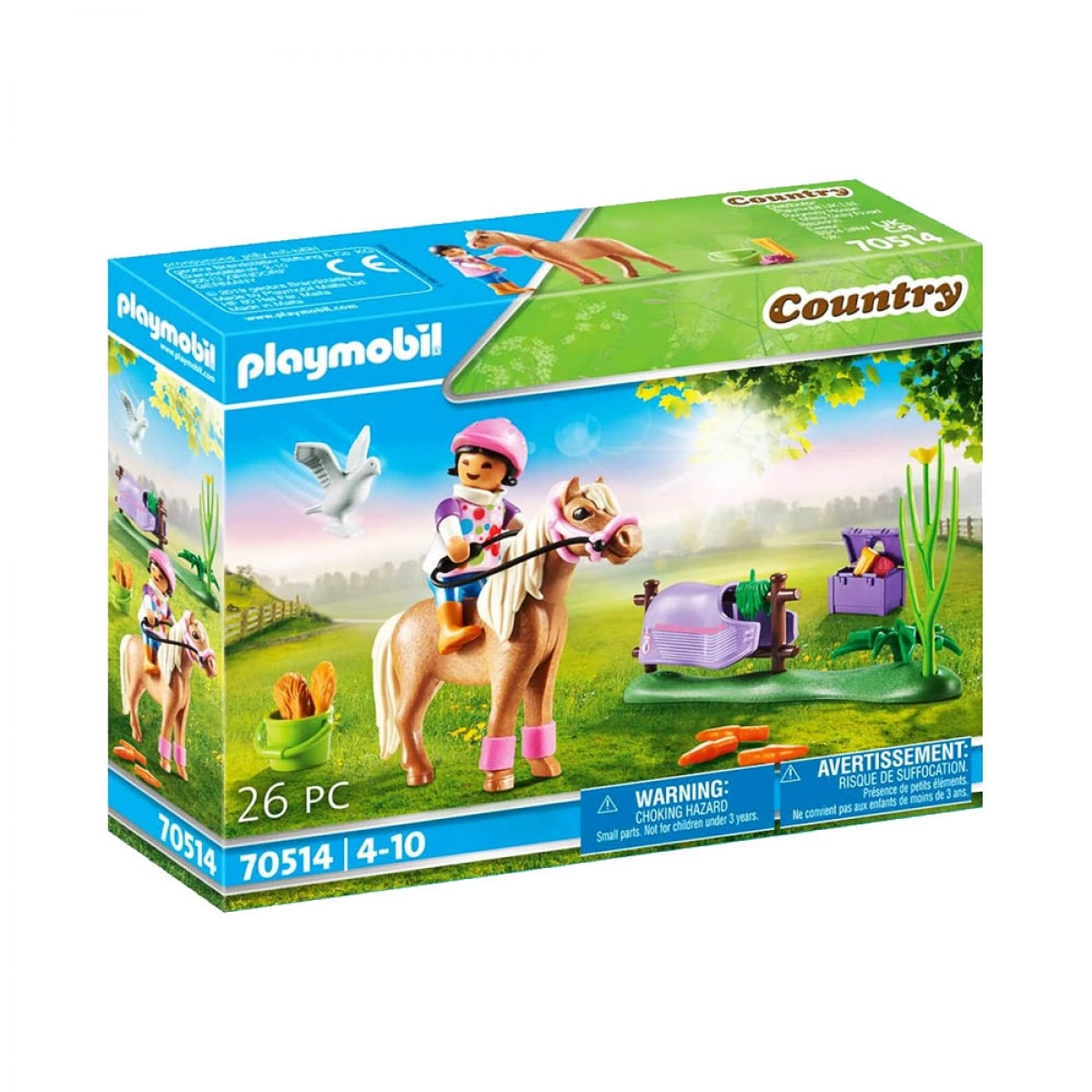 PLAYMOBIL ΑΝΑΒΑΤΡΙΑ ΜΕ ΠΟΝΥ ICELANDIC 70514