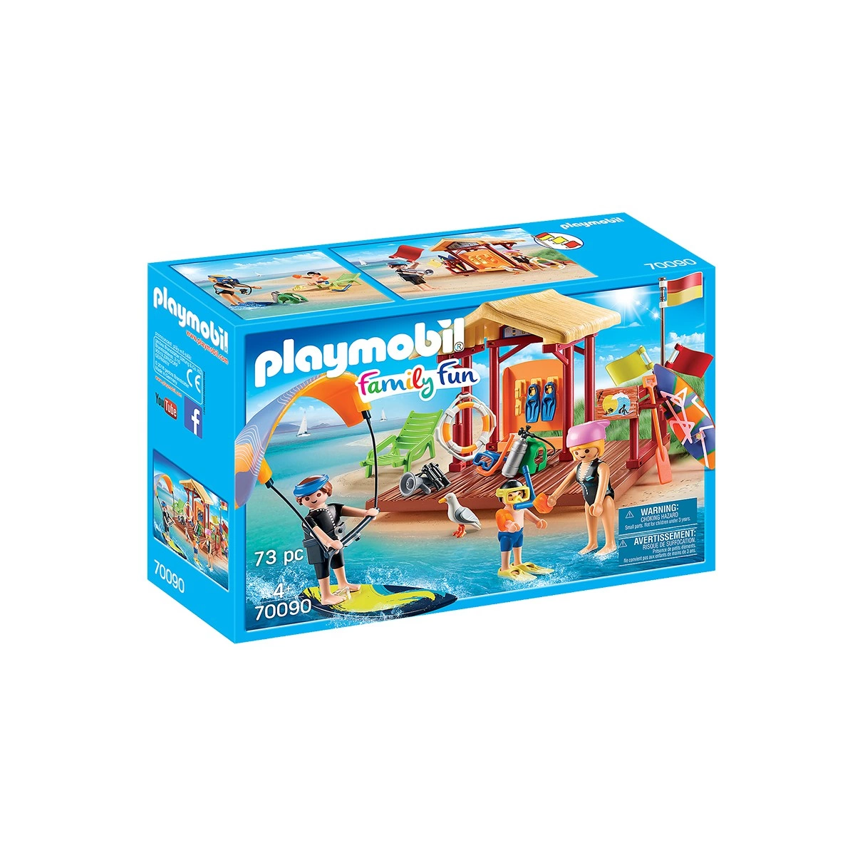 PLAYMOBIL ΣΧΟΛΗ ΘΑΛΑΣΣΙΩΝ ΣΠΟΡ 70090