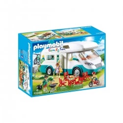 PLAYMOBIL ΑΥΤΟΚΙΝΟΥΜΕΝΟ ΟΙΚΟΓΕΝΕΙΑΚΟ ΤΡΟΧΟΣΠΙΤΟ 70088