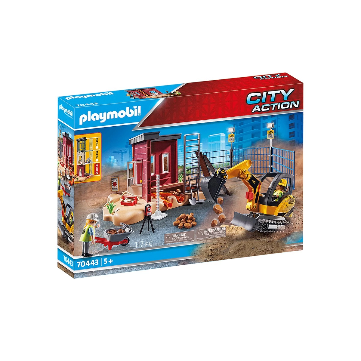 PLAYMOBIL ΜΙΚΡΟΣ ΕΚΣΚΑΦΕΑΣ ΜΕ ΕΡΠΥΣΤΡΙΕΣ ΚΑΙ ΔΟΜΙΚΑ ΣΤΟΙΧΕΙΑ 70443