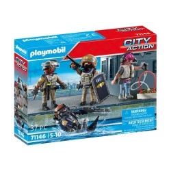 PLAYMOBIL ΟΜΑΔΑ ΕΙΔΙΚΩΝ ΔΥΝΑΜΕΩΝ 71146