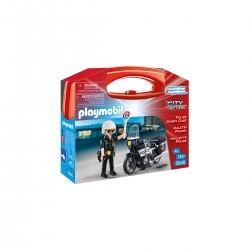 PLAYMOBIL ΒΑΛΙΤΣΑΚΙ ΑΣΤΥΝΟΜΟΣ ΜΕ ΜΟΤΟΣΥΚΛΕΤΑ 5648