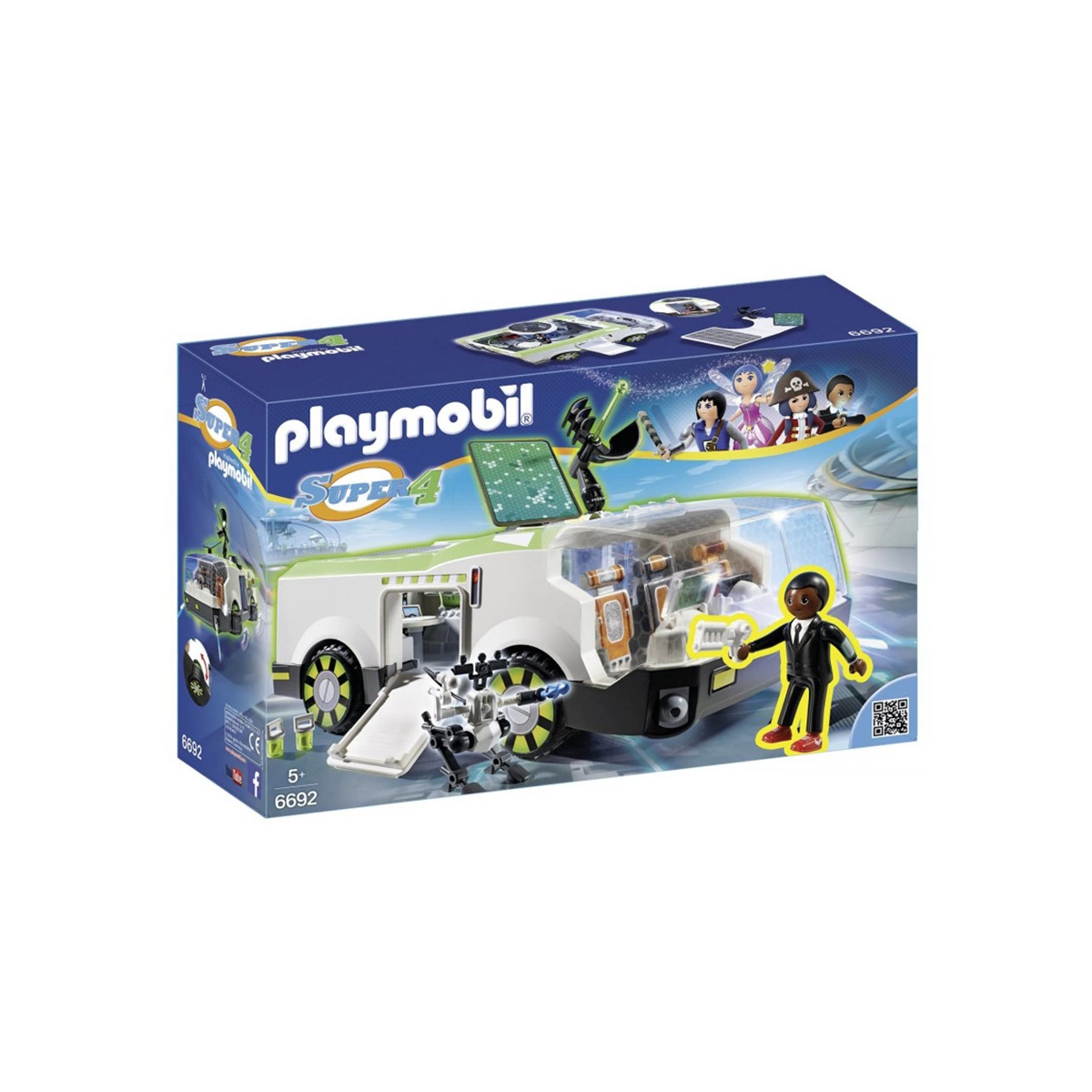 PLAYMOBIL SUPER 4 ΠΡΑΚ. DNA & TECHNO - CHAMEL 6692