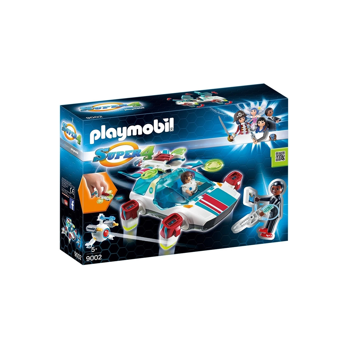 PLAYMOBIL SUPER 4 Ο DNA ΜΕ ΤΟ FULGURIX 9002