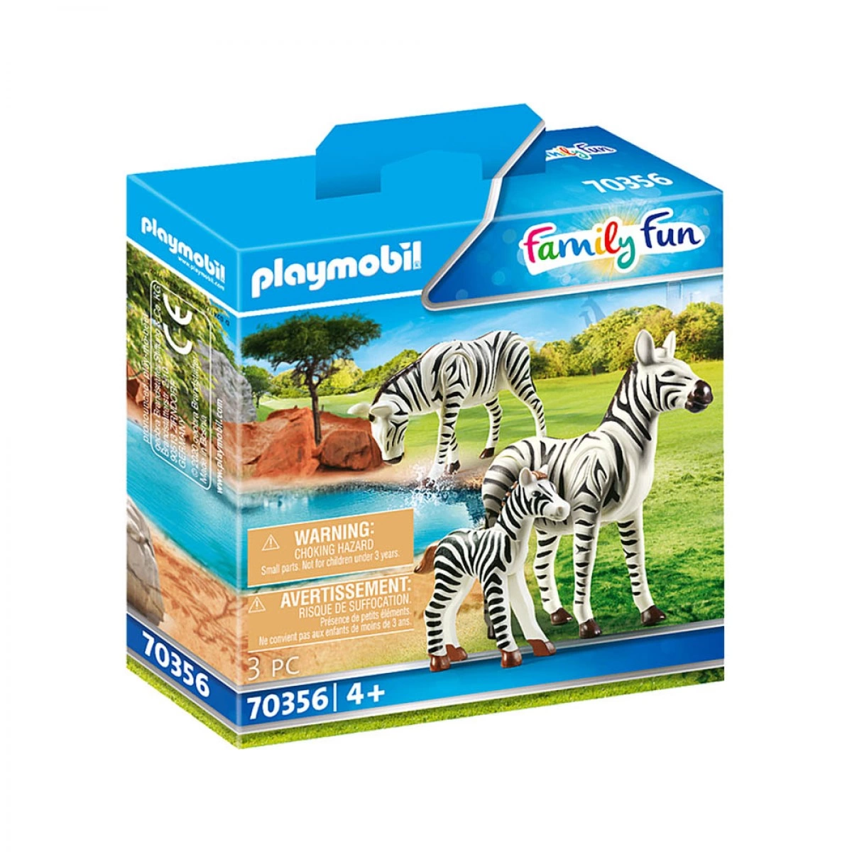 PLAYMOBIL ΔΥΟ ΖΕΒΡΕΣ ΜΕ ΤΟ ΜΙΚΡΟ ΤΟΥΣ 70356