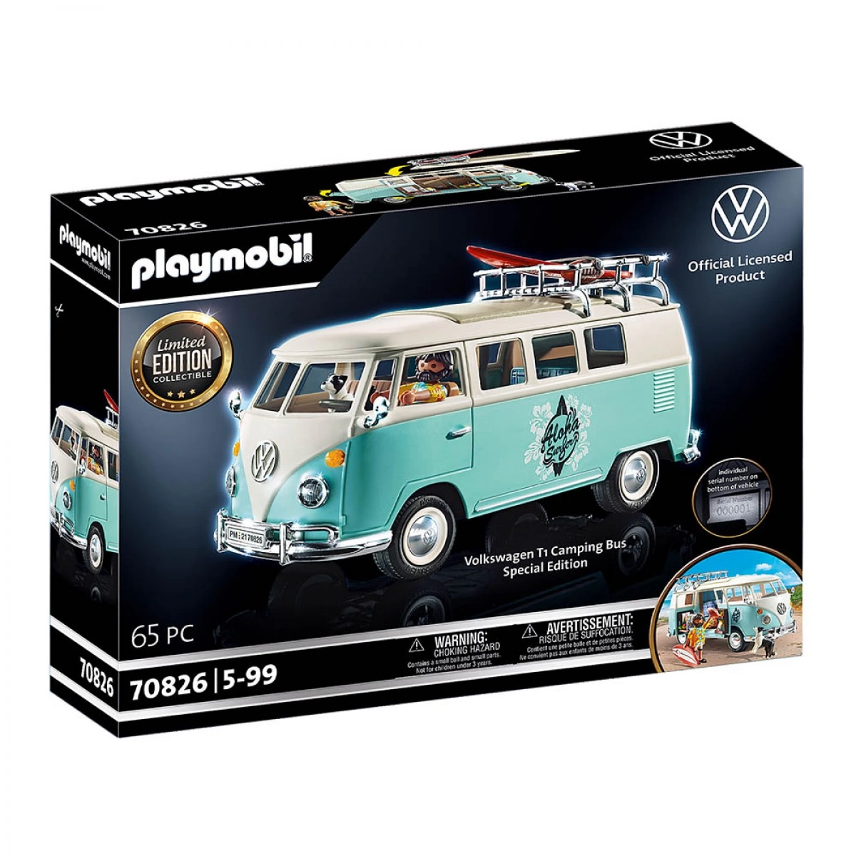 PLAYMOBIL VOLKSWAGEN BULLI T1 - SPECIAL EDITION 70826