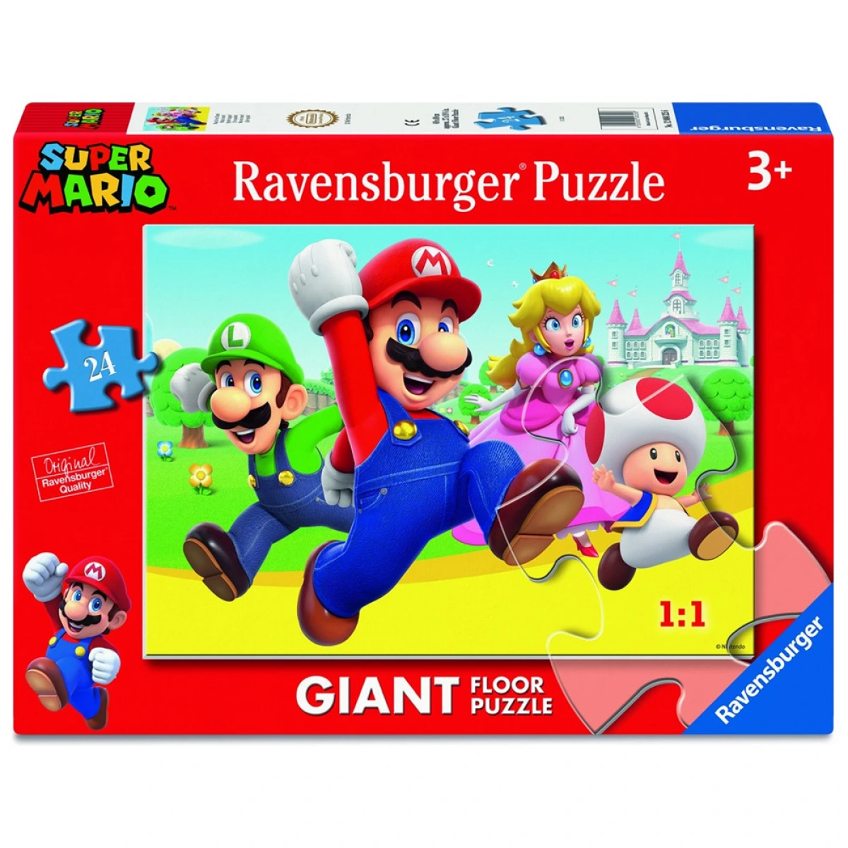 RAVENSBURGER ΠΑΖΛ ΔΑΠΕΔΟΥ 24 ΤΕΜ SUPER MARIO  12004325