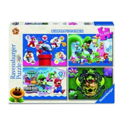 RAVENSBURGER ΠΑΖΛ 4Χ100 ΤΕΜ SUPER MARIO 12004321
