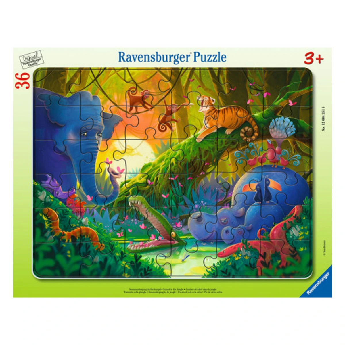 RAVENSBURGER ΠΑΖΛ ΚΑΡΤΕΛΑ 36ΤΜΧ. ΖΟΥΓΚΛΑ 12004251