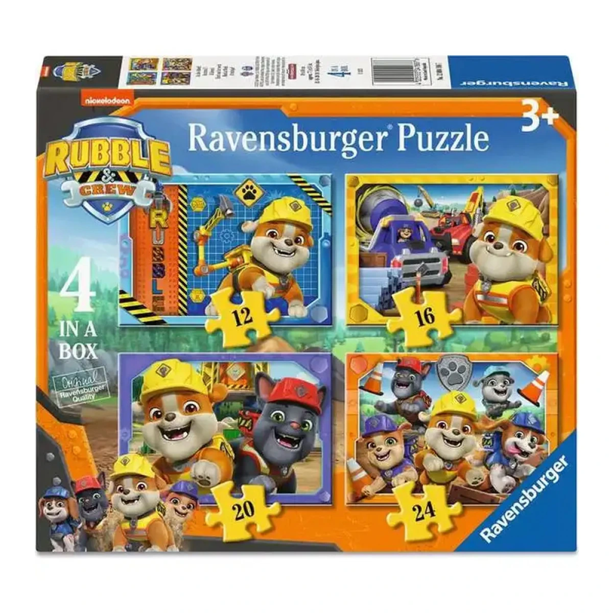 RAVENSBURGER ΠΑΖΛ 4 ΣΕ 1 RUBBLE & CREW 12004188