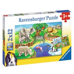 RAVENSBURGER ΠΑΖΛ 2Χ12ΤΜΧ. ΖΩΟΛΟΓΙΚΟΣ ΚΗΠΟΣ 07602