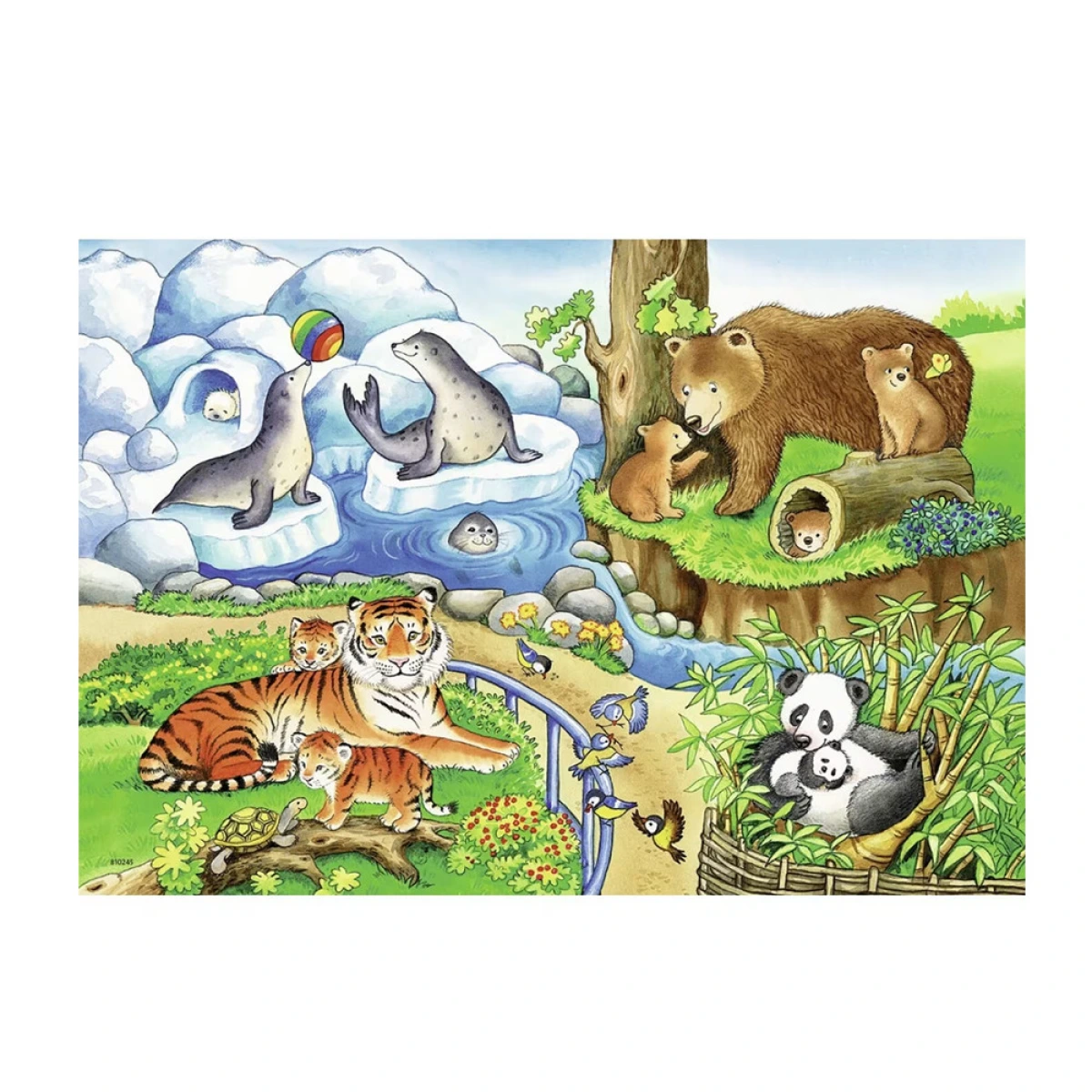 RAVENSBURGER ΠΑΖΛ 2Χ12ΤΜΧ. ΖΩΟΛΟΓΙΚΟΣ ΚΗΠΟΣ 07602