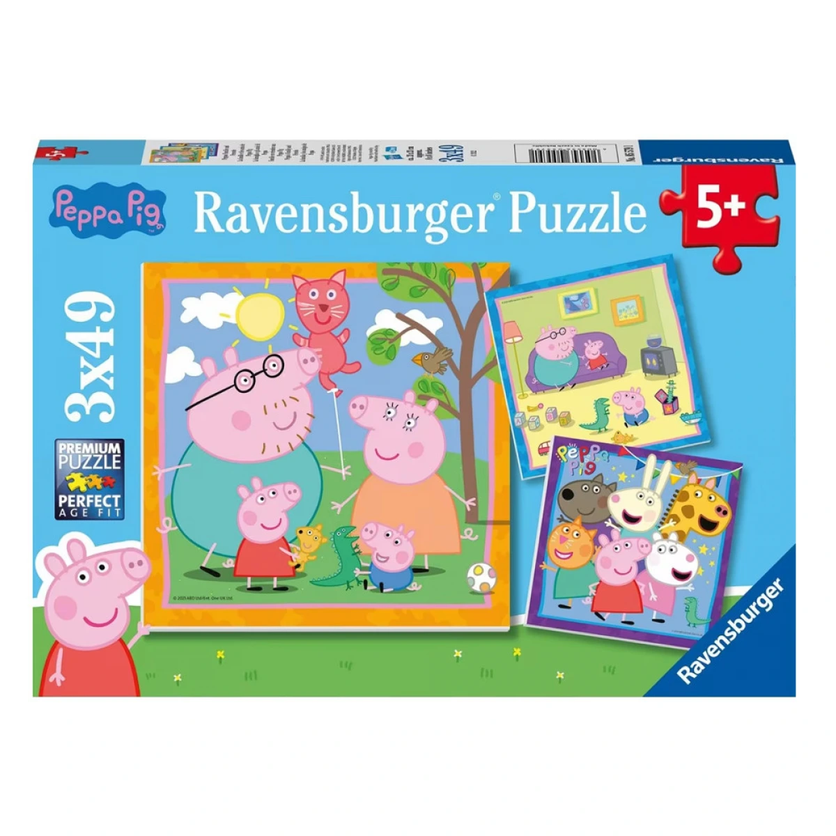 RAVENSBURGER ΠΑΖΛ 3Χ49ΤΜΧ. ΠΕΠΠΑ ΤΟ ΓΟΥΡΟΥΝΑΚΙ 05579