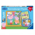 RAVENSBURGER ΠΑΖΛ 3Χ49ΤΜΧ. ΠΕΠΠΑ ΤΟ ΓΟΥΡΟΥΝΑΚΙ 05579