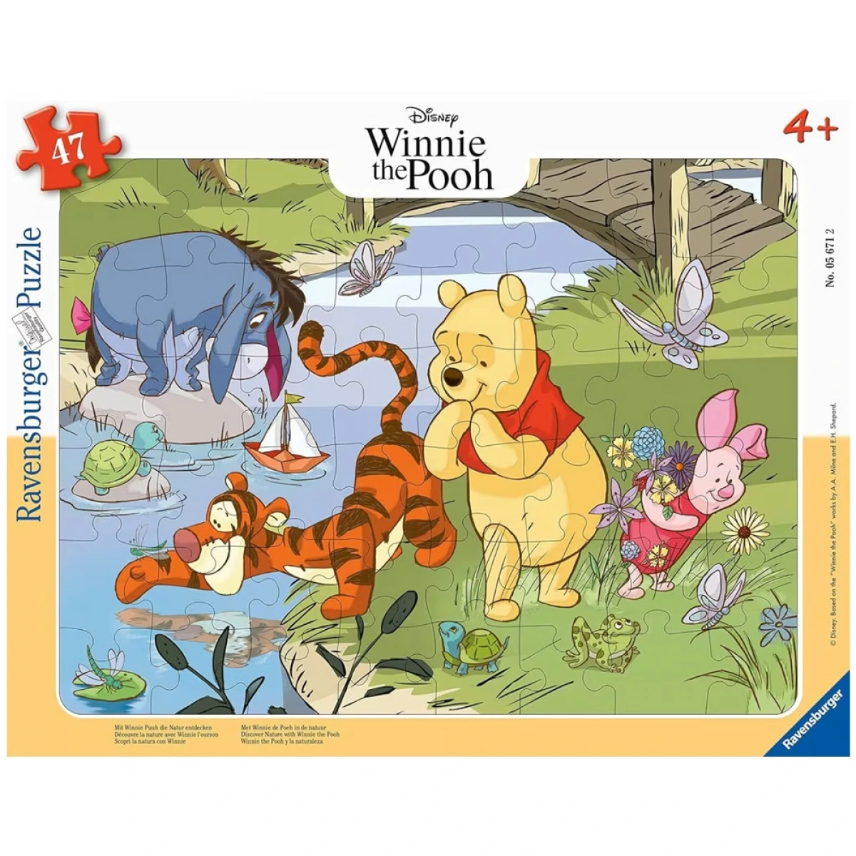 RAVENSBURGER ΠΑΖΛ ΚΑΡΤΕΛΑ WINNIE 05671 (47 ΤΕΜ.)