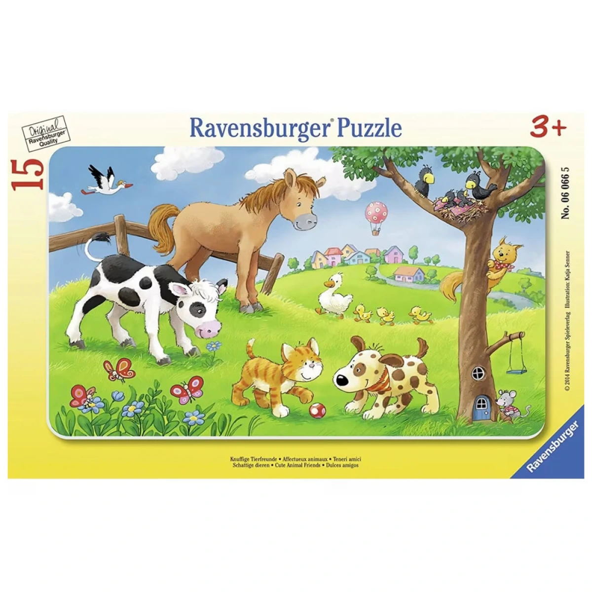 RAVENSBURGER ΠΑΖΛ ΚΑΡΤΕΛΑ 15 ΤΕΜ.ΤΡΥΦΕΡΑ ΖΩΑΚΙΑ ΝΟ 06066