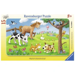 RAVENSBURGER ΠΑΖΛ ΚΑΡΤΕΛΑ 15 ΤΕΜ.ΤΡΥΦΕΡΑ ΖΩΑΚΙΑ ΝΟ 06066