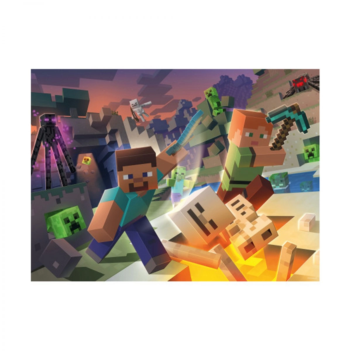 RAVENSBURGER ΠΑΖΛ MONSTER MINECRAFT 13333 (100XXL TEM.)