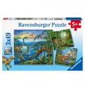 RAVENSBURGER ΠΑΖΛ 3Χ49 ΤΕΜ. ΔΕΙΝΟΣΑΥΡΟΙ 09317