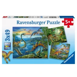 RAVENSBURGER ΠΑΖΛ 3Χ49 ΤΕΜ. ΔΕΙΝΟΣΑΥΡΟΙ 09317