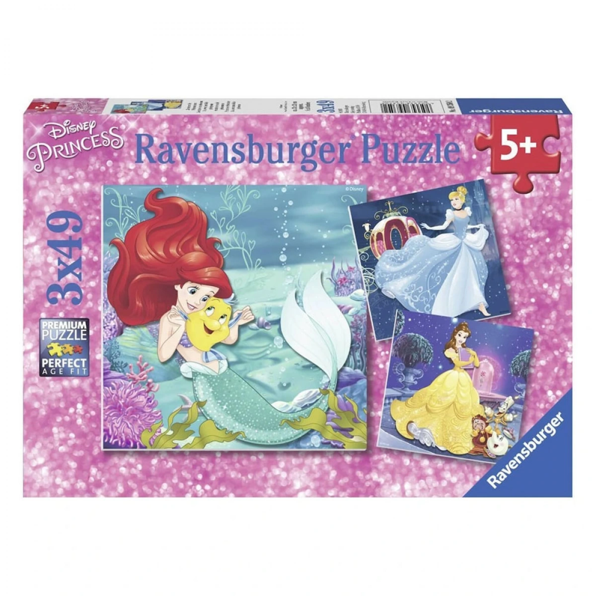 RAVENSBURGER ΠΑΖΛ ΠΡΙΓΚΙΠΙΣΣΕΣ ΣΕ ΠΕΡΙΠΕΤΕΙΕΣ (3 ΠΑΖΛ X 49 ΤΕΜΑΧΙΑ) 09350