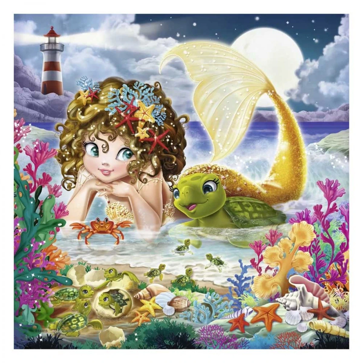 RAVENSBURGER PUZZLE 3X49 PIECES OF MERMAIDS 08063