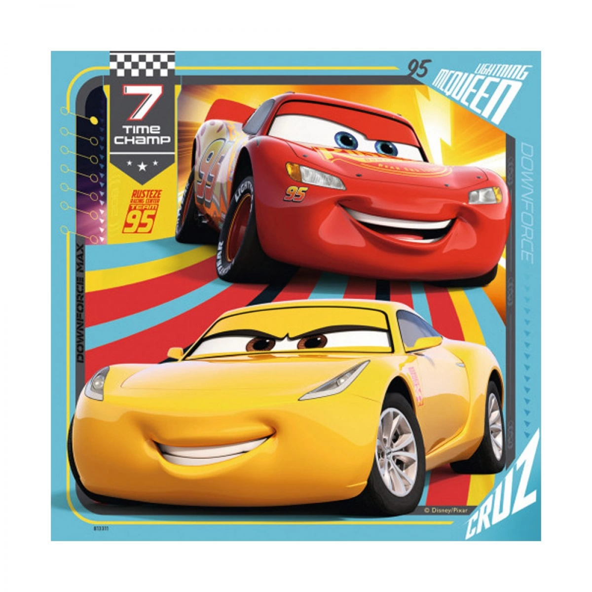 RAVENSBURGER ΠΑΖΛ 3X49 ΤΕΜΑΧΙΩΝ CARS 3 08015