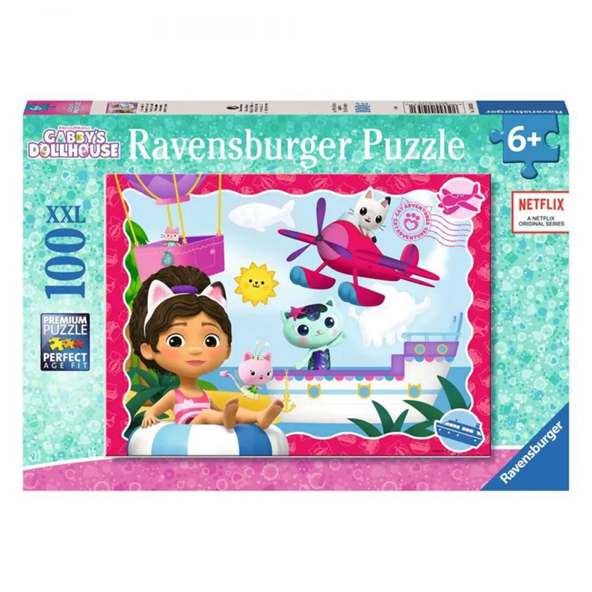 RAVENSBURGER GABBY'S DOLLHOUSE PUZZLE (100XXL PIECES) 12001053