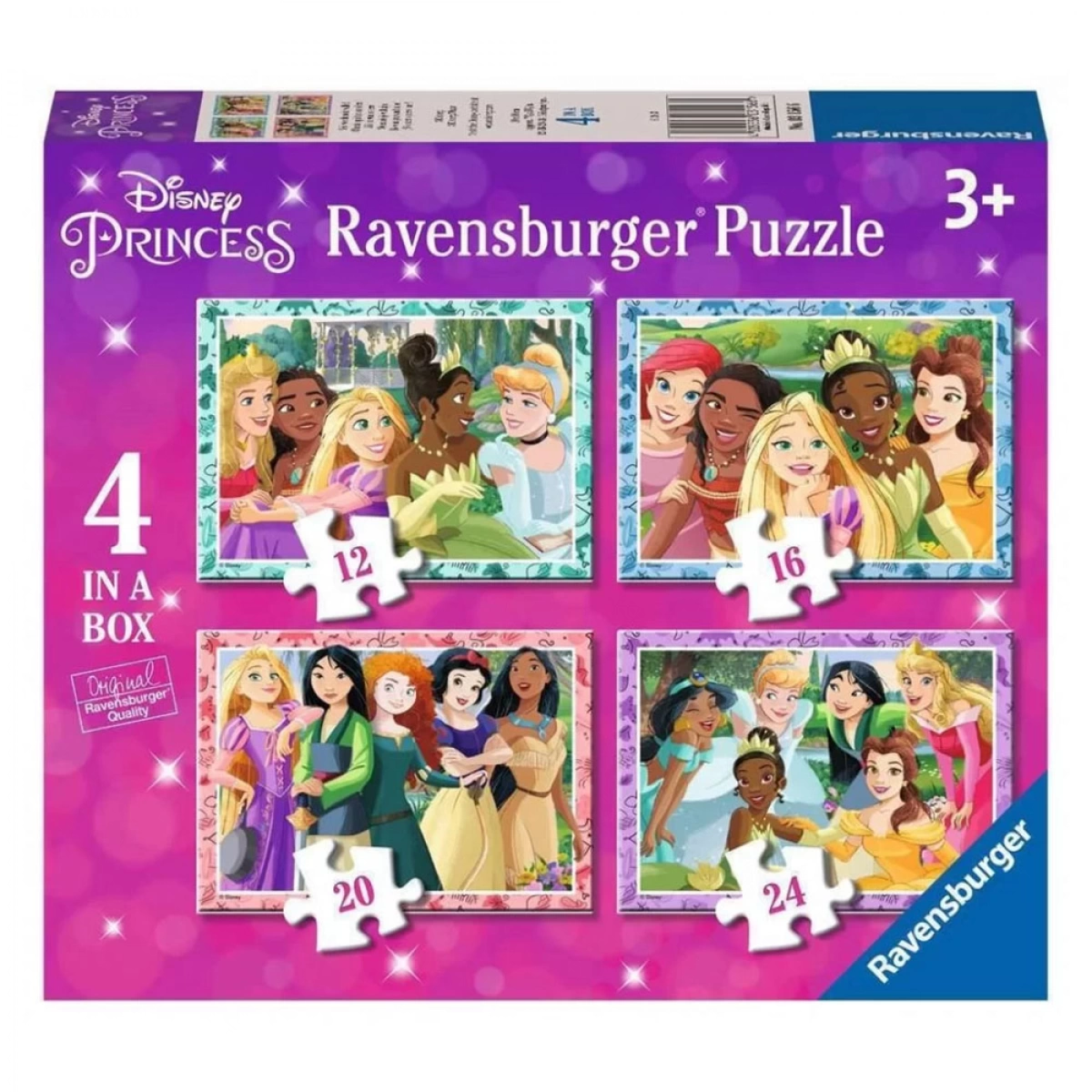 RAVENSBURGER PRINCESSES PUZZLE (4 IN 1) 03156