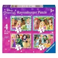 RAVENSBURGER PRINCESSES PUZZLE (4 IN 1) 03156